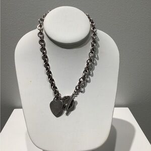 ❤️SOLD❤️ Tiffany & Co Heart Tag Toggle Necklace